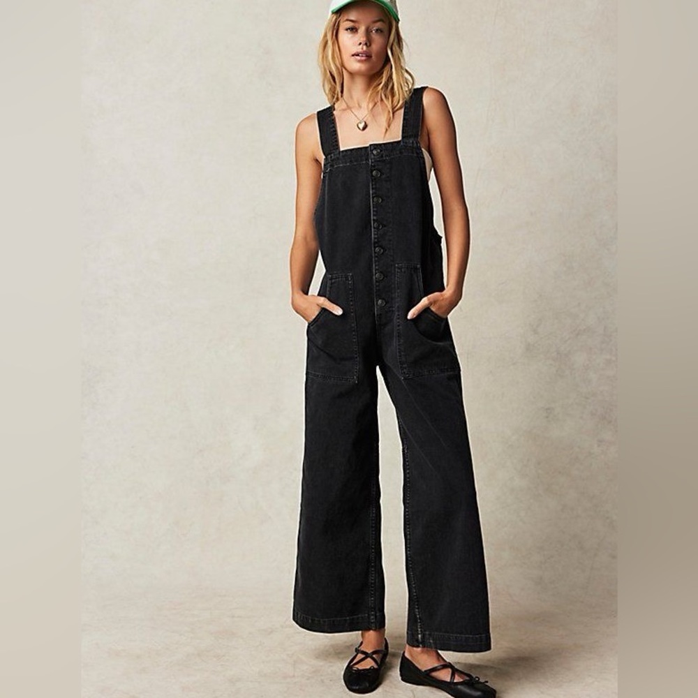 Free people We the Free Fields Of Flowers Wide-leg Overall NWT original package